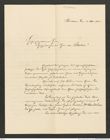 Nachlass Franz Steindachner, Brief von Albert Grubauer an Herrn Plason (12.05.1904), Inv.Nr. 181.02, Seite 1